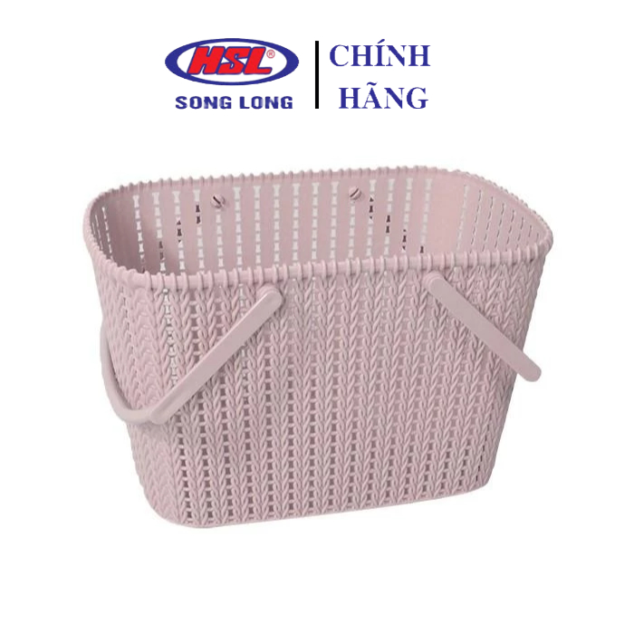Giỏ Đựng Đồ Đa Năng Gỉa Mây Có Quai Xách 3069 Song Long