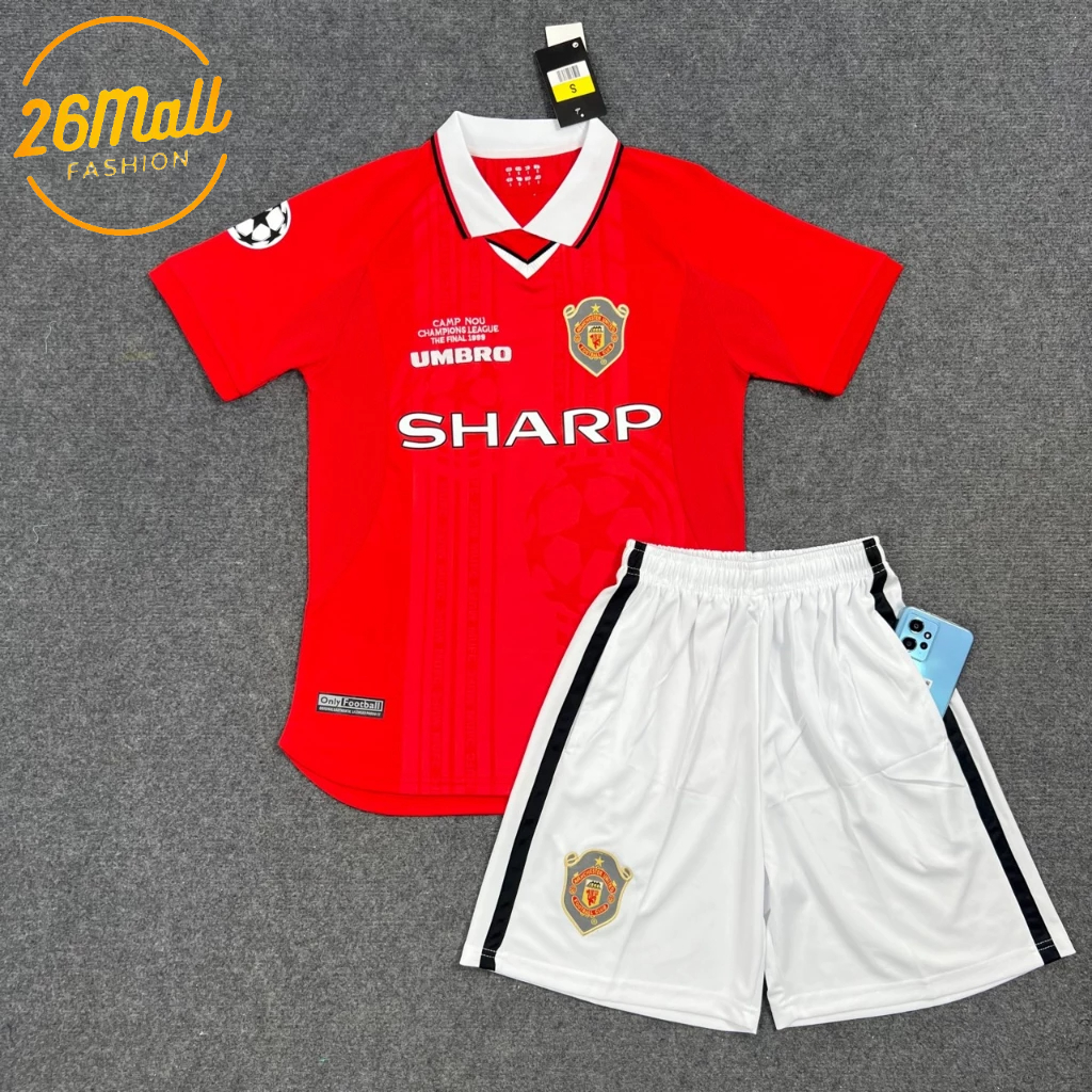 Bộ quàn áo thể thao MU, áo đá bóng Nam Nữ đội tuyển MU Umbro sharp kỉ niệm hàng FEX thái cao cấp