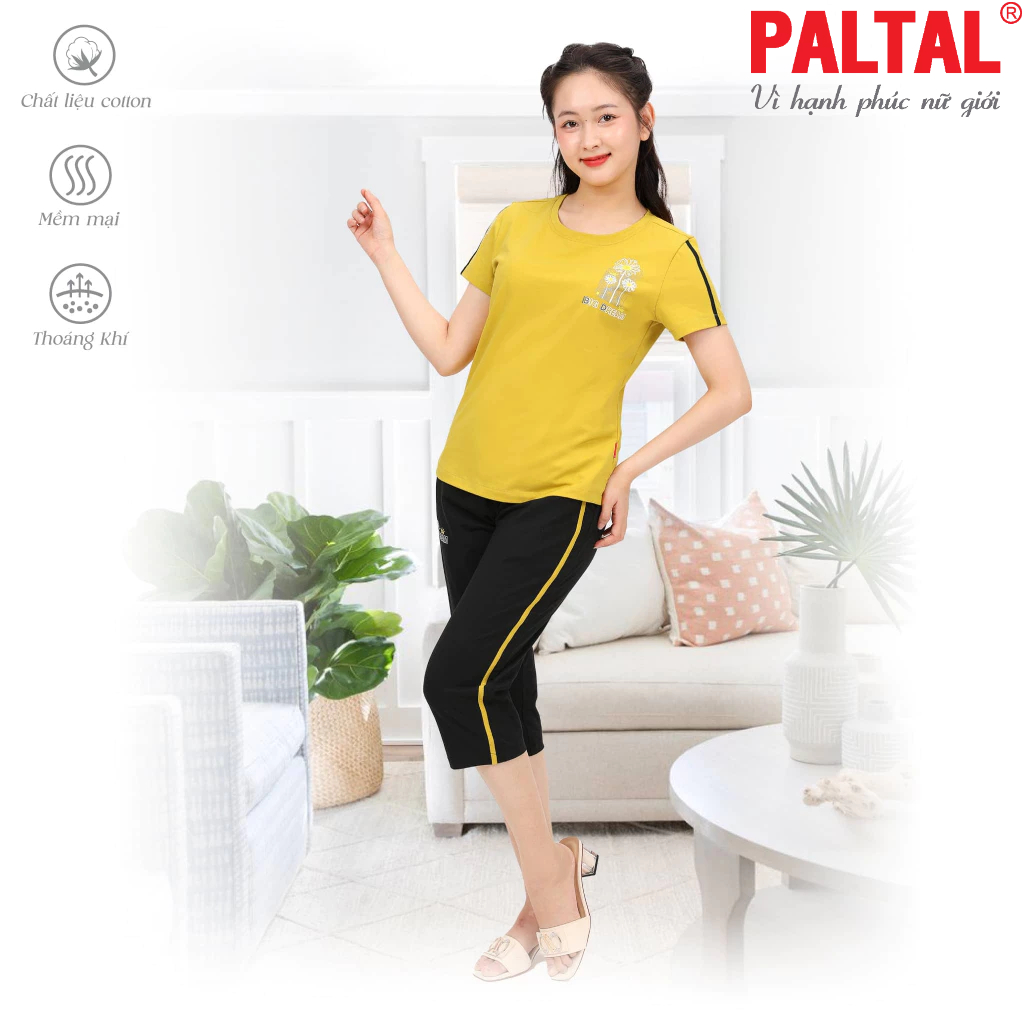 Bộ lửng mặc nhà Paltal 194p 7001 chất liệu CVC