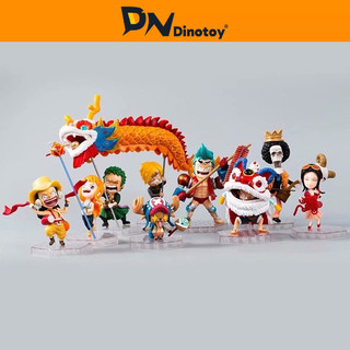 Mô hình Figure One piece Băng mũ rơm múa lân - one piece