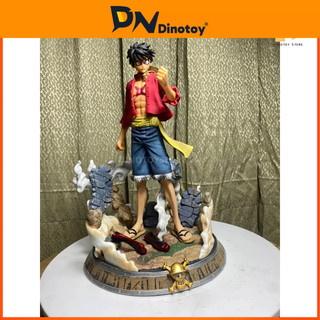 [ MIỄN PHÍ SHIP ] Mô Hình Nhân Vật Mũ Rơm Luffy Gk Cao 36cm - one piece