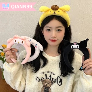 ❤️Băng Đô Tai Mèo Sanrio Melody Nhồi Bông Dễ Thương Dành Cho Bé Gái Rửa Mặt