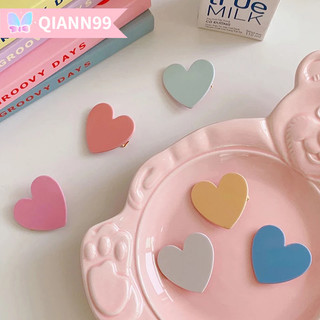 ✨QIAN99 Kẹp Tóc Nữ Hình Trái Tim Xinh Xắn