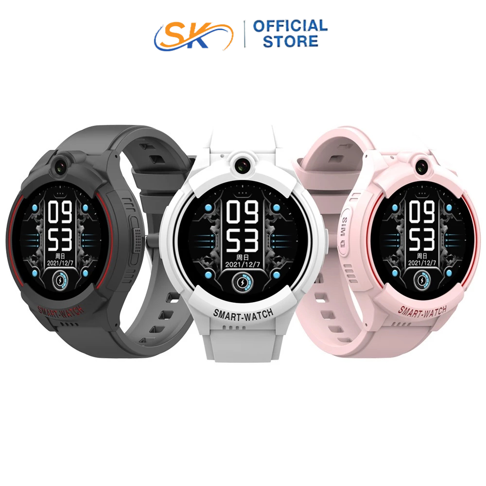 Đồng Hồ Thông Minh Lắp Sim Wonlex SKT26S Pro 4G , Gọi Video - Có Rung , Định Vị Gps , Wifi - Chính Hãng