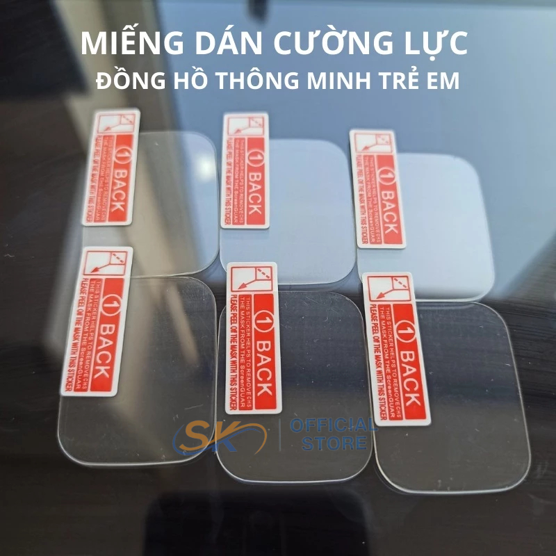 Miếng Dán Cường Lực 9H Đồng Hồ Thông Minh Định Vị Trẻ Em Wonlex