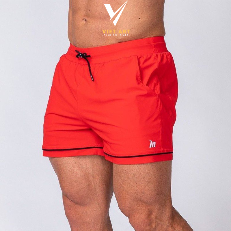 Quần Đùi Nam Q001 Chất vải dù gió co giãn tập thể thao mặc ở nhà, bao chất, bao thoải mái.