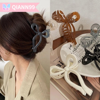 💓kẹp tóc hình nơ bằng acrylic thời trang cho nữ - kẹp tóc đuôi ngựa hình cá mập độc đáo