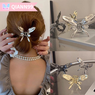 💓qiann💓kẹp tóc kim loại hình bướm 3d