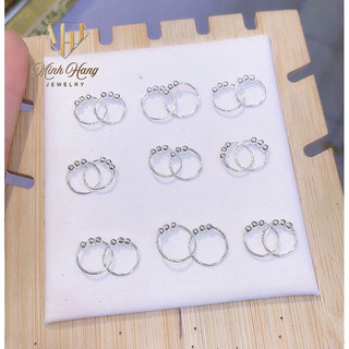 Khuyên tai vòng tầu bi cho bé gái