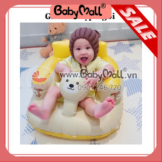 Phao hơi tập ngồi hình thú siêu đáng yêu cho bé 3m+