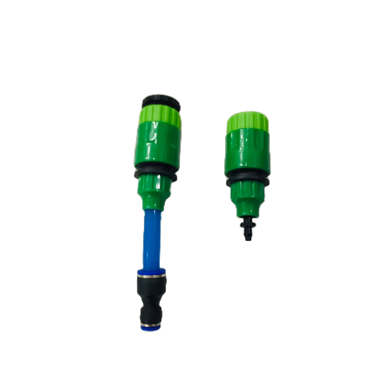 Bộ cút nối nhanh  chân ren 21, 25ra ống 6mm,8mm,10mm,12mm,ống mềm 4/7mm