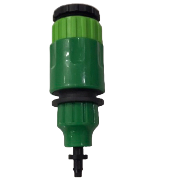 Bộ cút nối nhanh  chân ren 21, 25ra ống 6mm,8mm,10mm,12mm,ống mềm 4/7mm