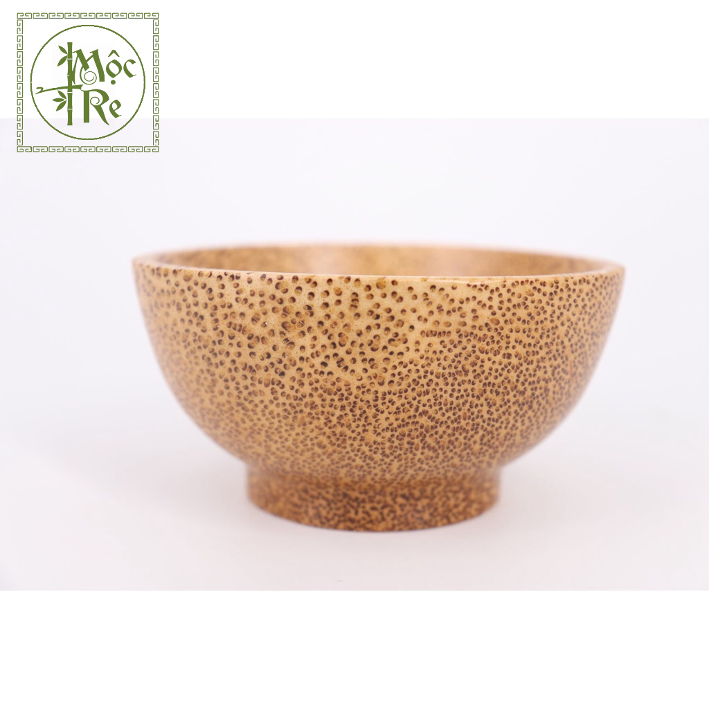 Chén gỗ Mộc Tre kích thước 12x6cm