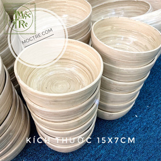 Chậu tre ngâm tay Mộc Tre 15x7cm