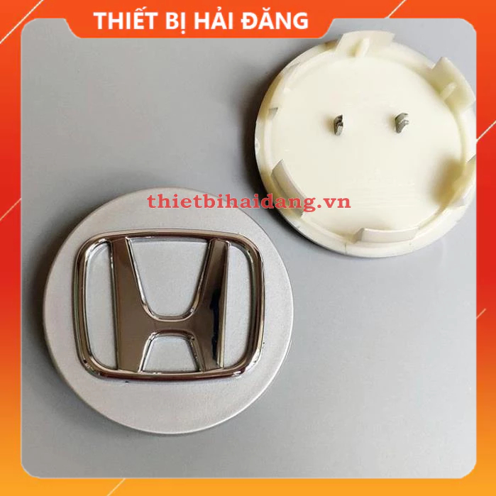 Logo chụp mâm, ốp vành bánh xe ô tô Honda, đường kính 69mm