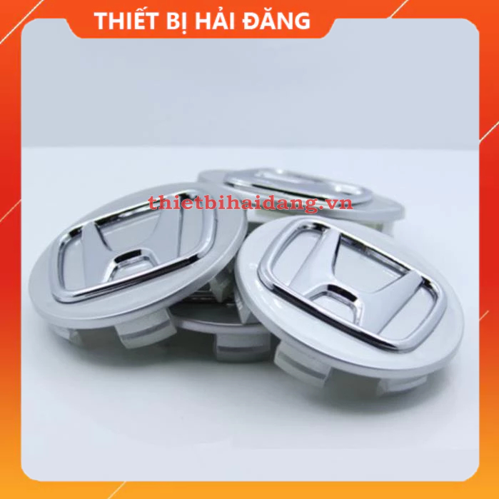 Logo chụp mâm, ốp vành bánh xe ô tô Honda, đường kính 69mm