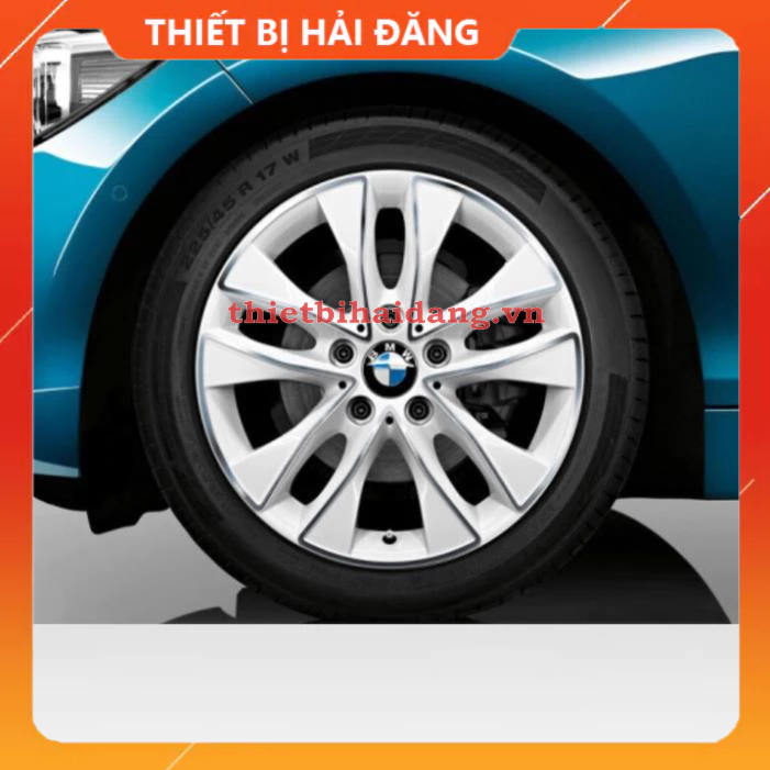 Logo chụp mâm, ốp vành bánh xe ô tô BMW, Đường kính ngoài 68mm, chất liệu nhựa ABS cao cấp