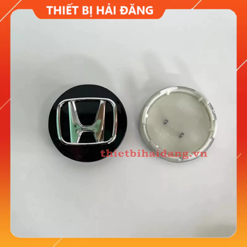 Logo chụp mâm lazang bánh xe ô tô Honda, đường kính 58mm và 69mm