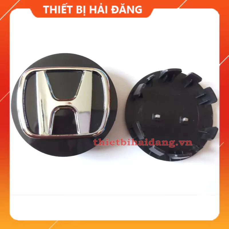 Logo chụp mâm lazang bánh xe ô tô Honda, đường kính 58mm và 69mm