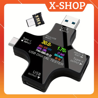 Thiết bị đo dòng, điện áp đa năng USB Tester Juwei J7-C Cổng USB, Micro-USB, Type C