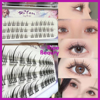 Lông Mi Giả Tách Sợi Nhẹ Nhàng Tự Nhiên Cao Cấp RiYan Kèm Keo Nhíp