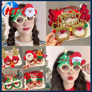 Kẹp tóc noel giáng sinh, kính giáng sinh, kính ông già noel ông già