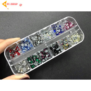 Khay đá chân keo mix màu mix size trang trí móng làm đẹp nail shop 82hoangnam