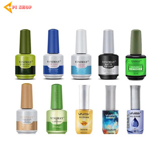 Bộ sản phẩm sơn gel vinimay liên kết base top gel loang kiềm dầu cứng móng sản phẩm hỗ trợ sơn móng làm đẹp nail shop