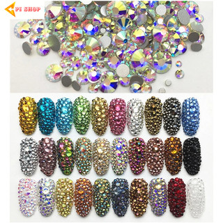 Túi đá tiệp (đá úc) đá chân vàng trang trí móng làm đẹp nail mi