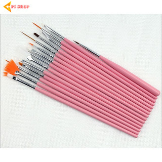 Bộ cọ vẽ móng 15 chiếc trang trí nail