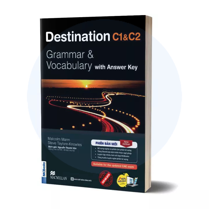 Sách Trọn Bộ Giáo Trình Destination Grammar & Vocabulary B1, B2, C1&C2  Lẻ/combo