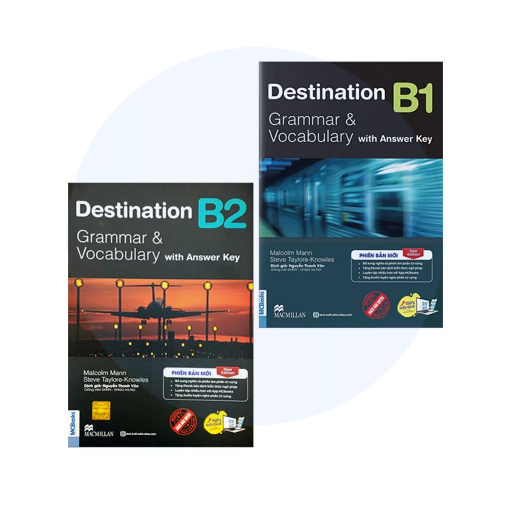 Sách Trọn Bộ Giáo Trình Destination Grammar & Vocabulary B1, B2, C1&C2  Lẻ/combo