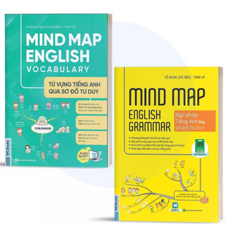 Sách - Combo Mindmap English Grammar và Mindmap English Vocabulary - Học Kèm App Online