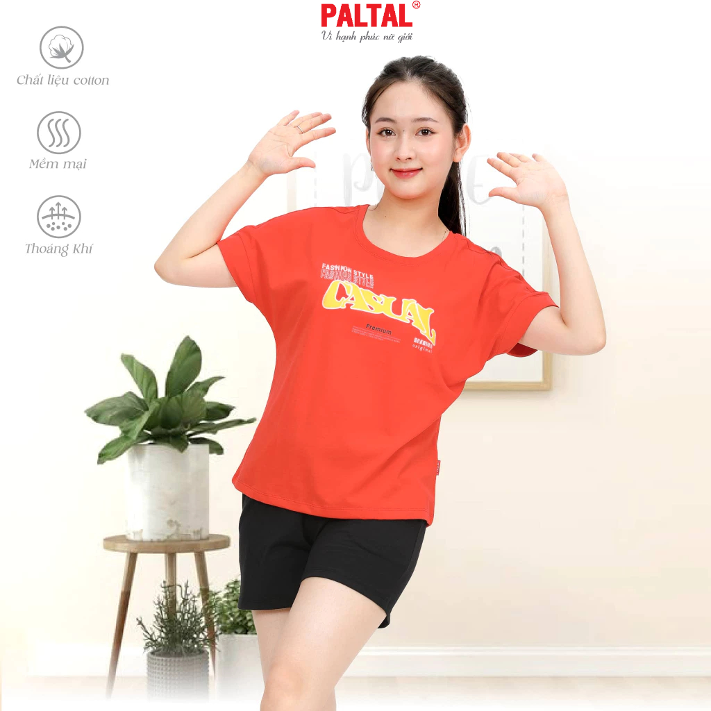 Bộ đùi nữ mặc nhà PALTAL 195p 2033 chất liệu cotton thoáng khí