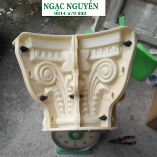 Khuôn đầu cột la mã, khuôn tán cột tròn đường kính 22 cm sử dụng cho cột tròn đường kính 20, 22 cm khuôn hoa văn đầu cột