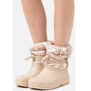 Boots đi tuyết Giày boots đi lạnh Crocs boots đi lạnh Unisex nhẹ nhàng ấm áp chống tuyết giày boots đi lạnh lót lông mềm