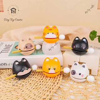 [Hot] Sưu tầm Đồ chơi Gõ mõ mini giảm stress chất liệu ABS cao cấp thiết kế hình chó mèo dễ thương