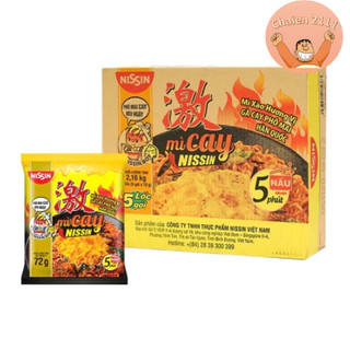 Thùng 30/gói - Mì Cay NISSIN Vị Trứng Muối