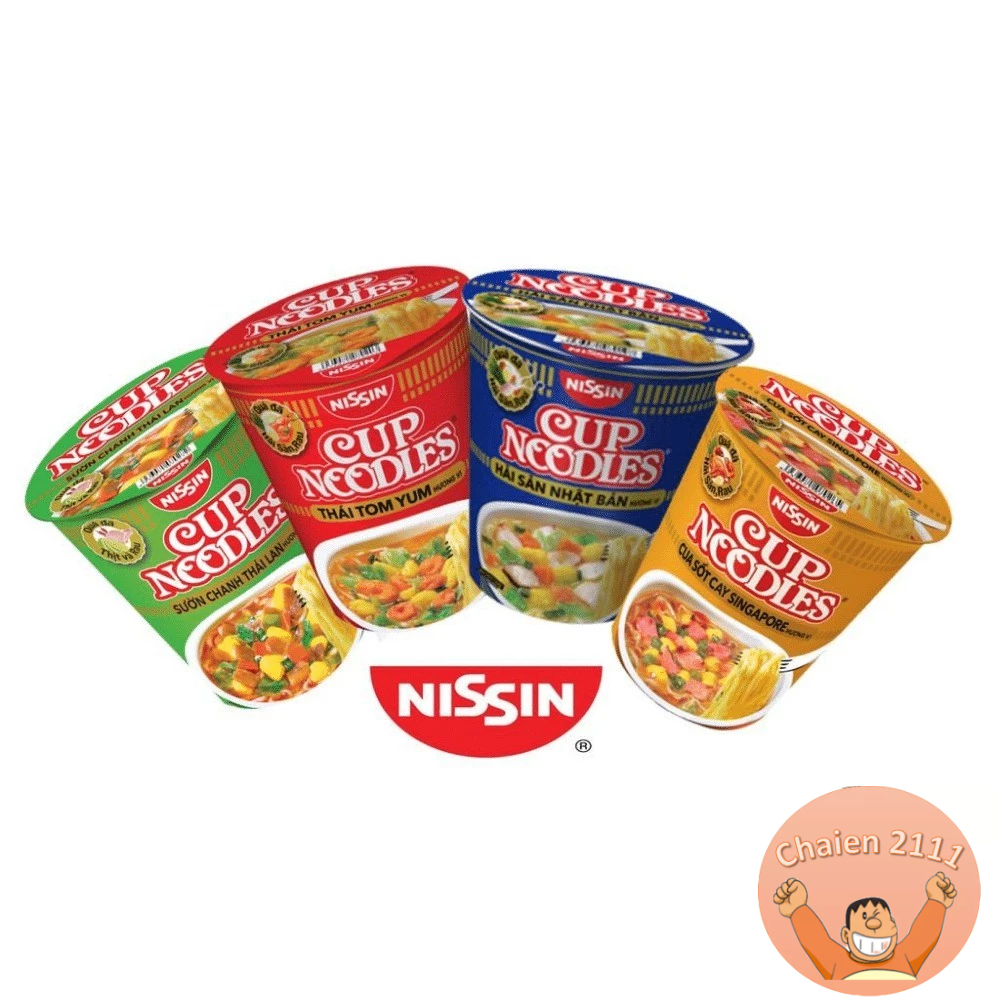 Thùng 12 Ly Mì Cup Noodles Nissin 67g đến 74g