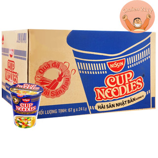 Thùng 24 Ly Mì Cup Noodles Nissin Thái Tom Yum 70g