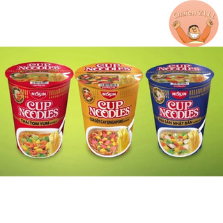 Thùng 12 Ly Mì Cua Sốt Cay Singapore 71g Cup Noodles Nissin