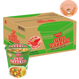 Thùng 24 Ly Mì Cup Noodles Nissin Cua Sốt Cay Singapore 71g