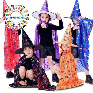 Áo Choàng Phù Thủy Hóa Trang Halloween