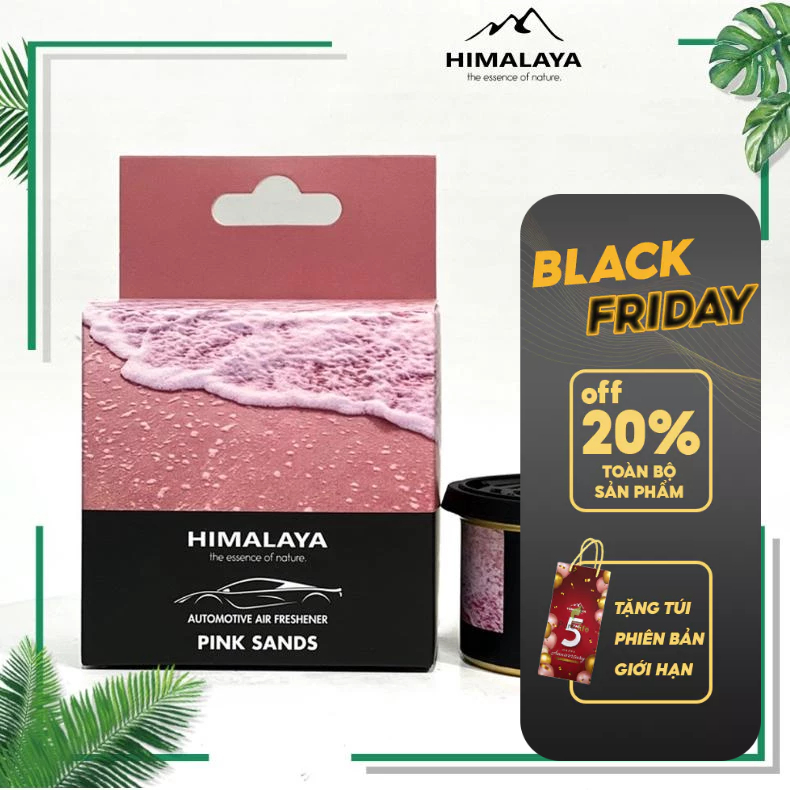 Sáp thơm xe hơi Himalaya Pink Sands 45g chính hãng - hương thơm ngọt ngào, đằm thắm
