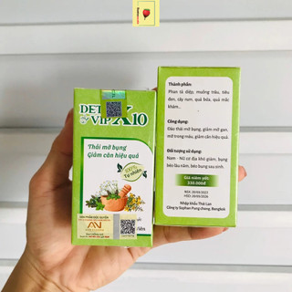 Viên uống detox x3 thải mỡ mát gan giảm cân