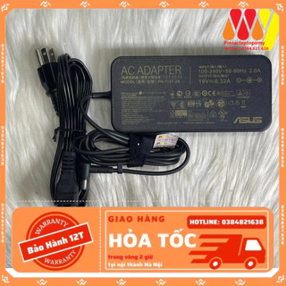 HÀNG CAO CẤP - Sạc laptop Asus 19V-6.32A Chân thường 5.5x2.5mm NEW 100% Kèm dây nguồn