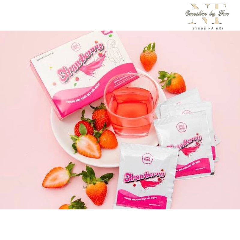 EMO SLIM - Nước Trái Cây Dâu Tây Hỗ Trợ Giảm 2-4kg Trong 7 Ngày