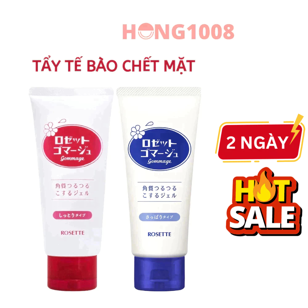 Tẩy Tế Bào Da Chết Rosette Nhật Bản 120g Chiết Xuất Trái Cây