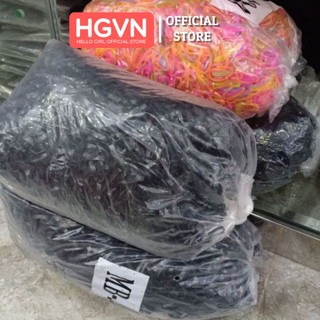 SỈ 1KG Chun Nịt Đen Buộc Tóc Siêu Dai Siêu Rẻ