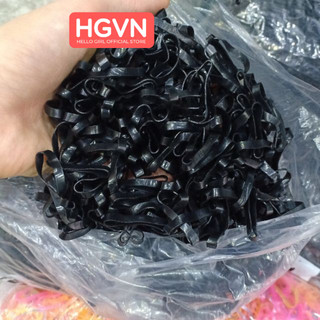 SỈ 1KG Chun Nịt Đen Buộc Tóc Siêu Dai Siêu Rẻ